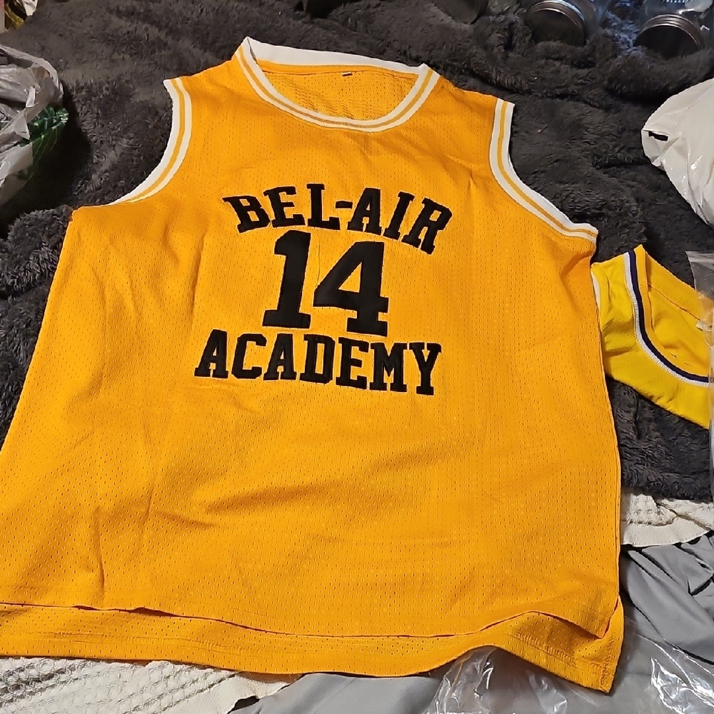 Yellow Bel-Air Academy Jersey